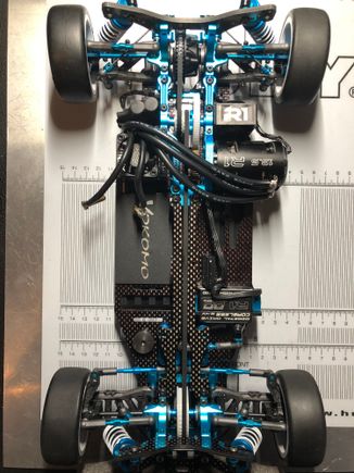 TRF 415 MSXX Marc R edition. 

50 gram weight under the battery
10 x 2 gram weights front and rear on right side. 