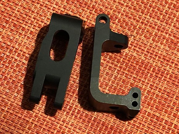 Machined aluminum 4* caster blocks