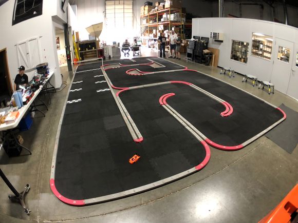  Yesterday I got to run on this track. Felt huge compared to my basement track.  Hadn’t expected to but did race my box stock RWD MiniZ. I’m working on editing video. Not bad for first try ever driving with other MiniZ. 