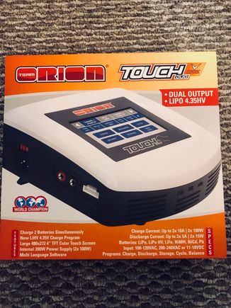 As listed. A brand new Charger, I never even opening it. Orion Touch Duo Charger. Looking for $110 shipped w/in ConUSA. Message me if your interested. 
