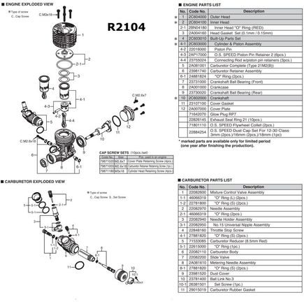 Exploded view R2104