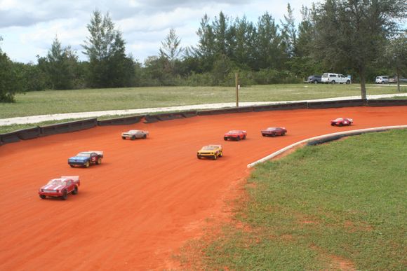 This is our bomber class. Almost all of the cars a Slashes.  Great for dirt oval racing. We also have some Losi and Assoc in the class. But more races are won by the slash
