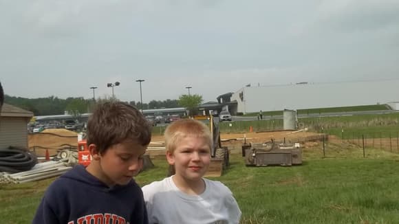 our future racers...having fun at the track