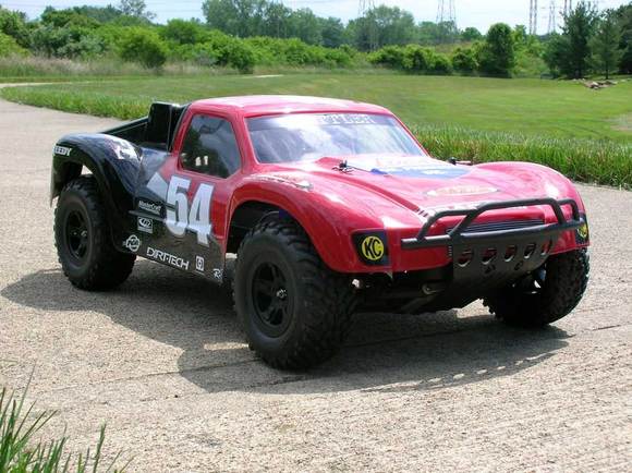 Traxxas Slash 2wd with Parma Rattler body.