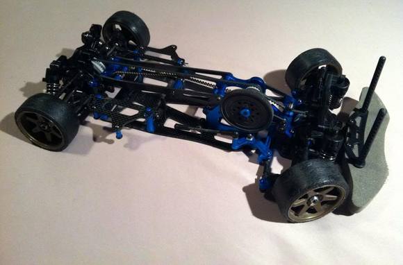 TA-05 VDF with stock TA-05 plastic shocks