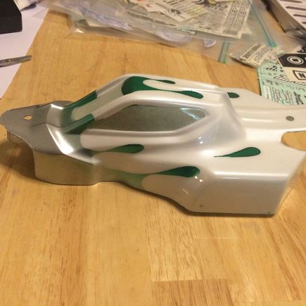 Green on white Drips!