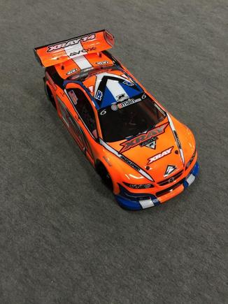 Fresh Mazda Speed 6 for Carpet Racing.  Thanks to my sole Sponsor Upgrade RC for the sweet decals