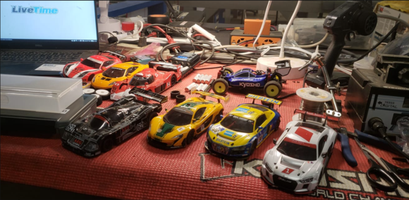 Some of the Box Stock cars at Coyote Hobbies
