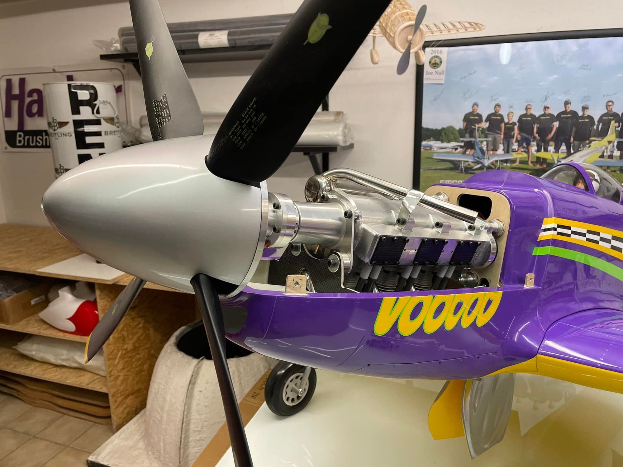 CARF P51 Voodoo RENO Racer powererd by a KOLM 230 3cyl. inline - Page 3 ...