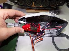 IR emitter tube added and uses Taigen LED high intensity flash for the gun barrel.