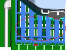 3d image with correction needed marked out