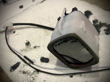 Lens cover on and ready for mount on the tank.