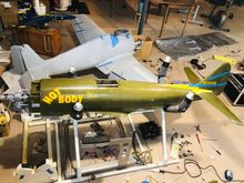 The Hellcat behind the p-47