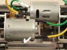 Schumo gear reduction units and a DT gearbox brace.