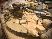 IR specific copula install on turret. NO issues with it IR beam interface caused by MG or hatches. 