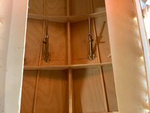 Using hot glue, I tacked the prop shafts at the same length and center width.