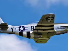 The gear door's hanging low has been fixed by removing the servos and installing air cylinders.