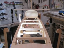 Center lines were extended to the tops of the front fuse sheeting and rear turtle deck.  This will aide in keeping the canopy centered.  