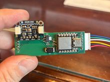 Unfortunately I mirror imaged the pin layout on the BME sensor so now it sticks out above the board. 