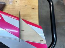 Use the jig to align the wing fences