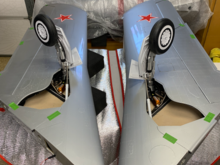 Both main gear deployed