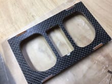 I laminated the rudder tray with CF.  I thought about using glass/nomex panel but felt that the original tray with some stiffening should be sufficient.