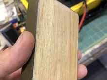 Balsa added to seat back