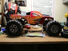 I put the body on so I could see it in the rocks - getting old sucks