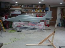 Fuse is finally in primer!  Weight is 11 lbs with 1 and 1/2 pounds of lead in nose.