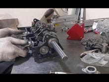 left and right complete gearbox