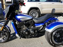 Harley xg500 trike i painted early last year,this is what you call a stable harley!