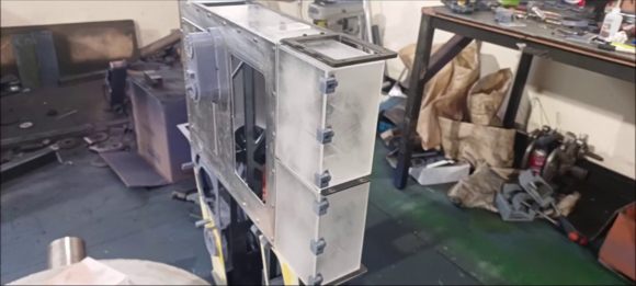 Two toolboxes on the left have been installed