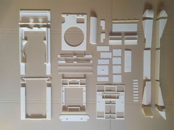 Actual parts from the kit