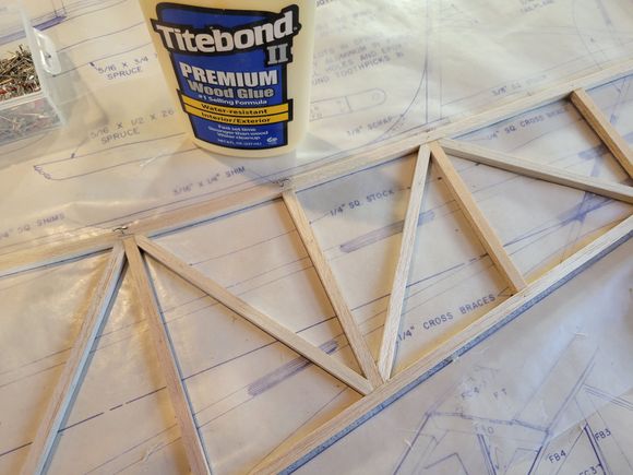 Close-up on the joinery.  True strength comes from well fitting tight joints.  I prefer to use the glue shown for the majority of my building.