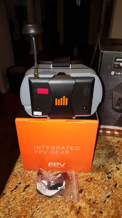 Goggles w/ Screen & Antenna Attached