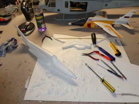 The messy job to start with.