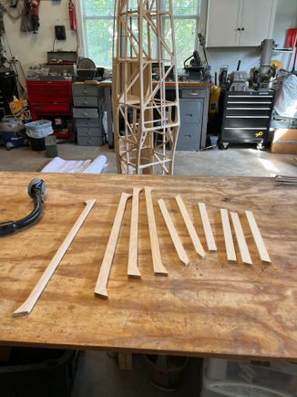 I knew it was going to be a looooong process after I finished that first strut!