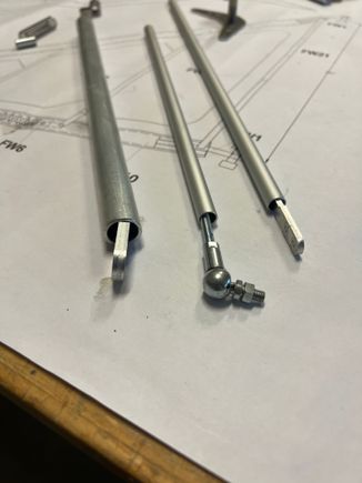 Here you see the problem: the big tubes are provided with wood but the others nothing.  This is not a durable solution at all.