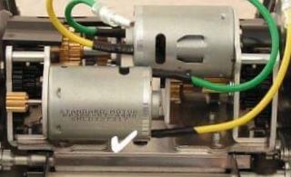 Schumo gear reduction units and a DT gearbox brace.