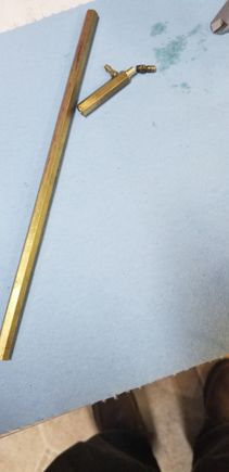 8 mm brass, on the flats