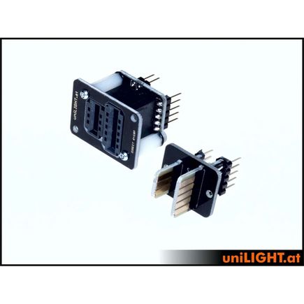 Six primary pins (3 aileron/3 flap) and 3 secondary pins for lights/gear etc.