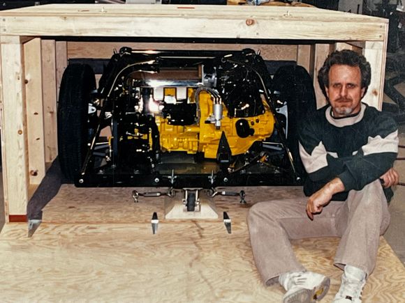 Finally, crated and on the way