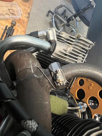 Stainless safety wire with an extra loop for proper pull direction.  Sweeeeeet!