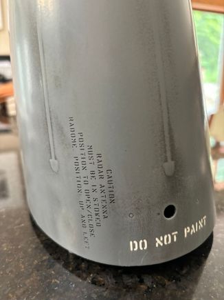 Nose ready for flat clear