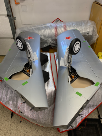 Both main gear deployed