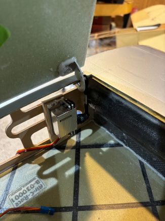 Servo operated gear doors