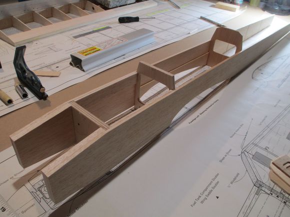 Construction of the Sport-Air's fuselage is progressing nicely.