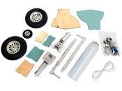 these new retracts comes whit every thing you need for a complete install.  Check out the price and compare! (No wheels included at this low price!)