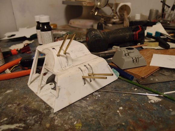 Some filler and a rub down for primer.