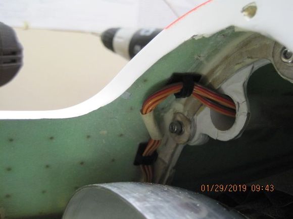 rerouted servo extensions